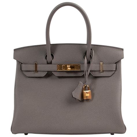 hermes birkin etain ghw|Hermès Gris Etain Togo Birkin 30 Gold Hardware, 2021 Available .